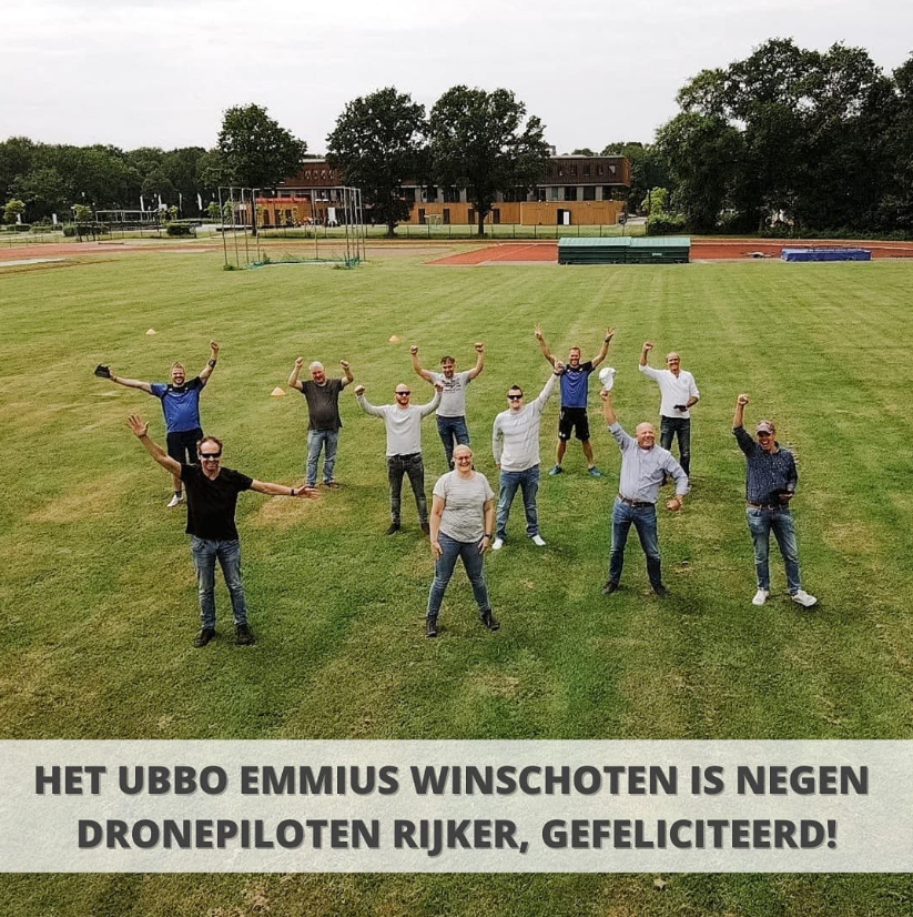 Docenten Ubbo Emmius Dronepiloot